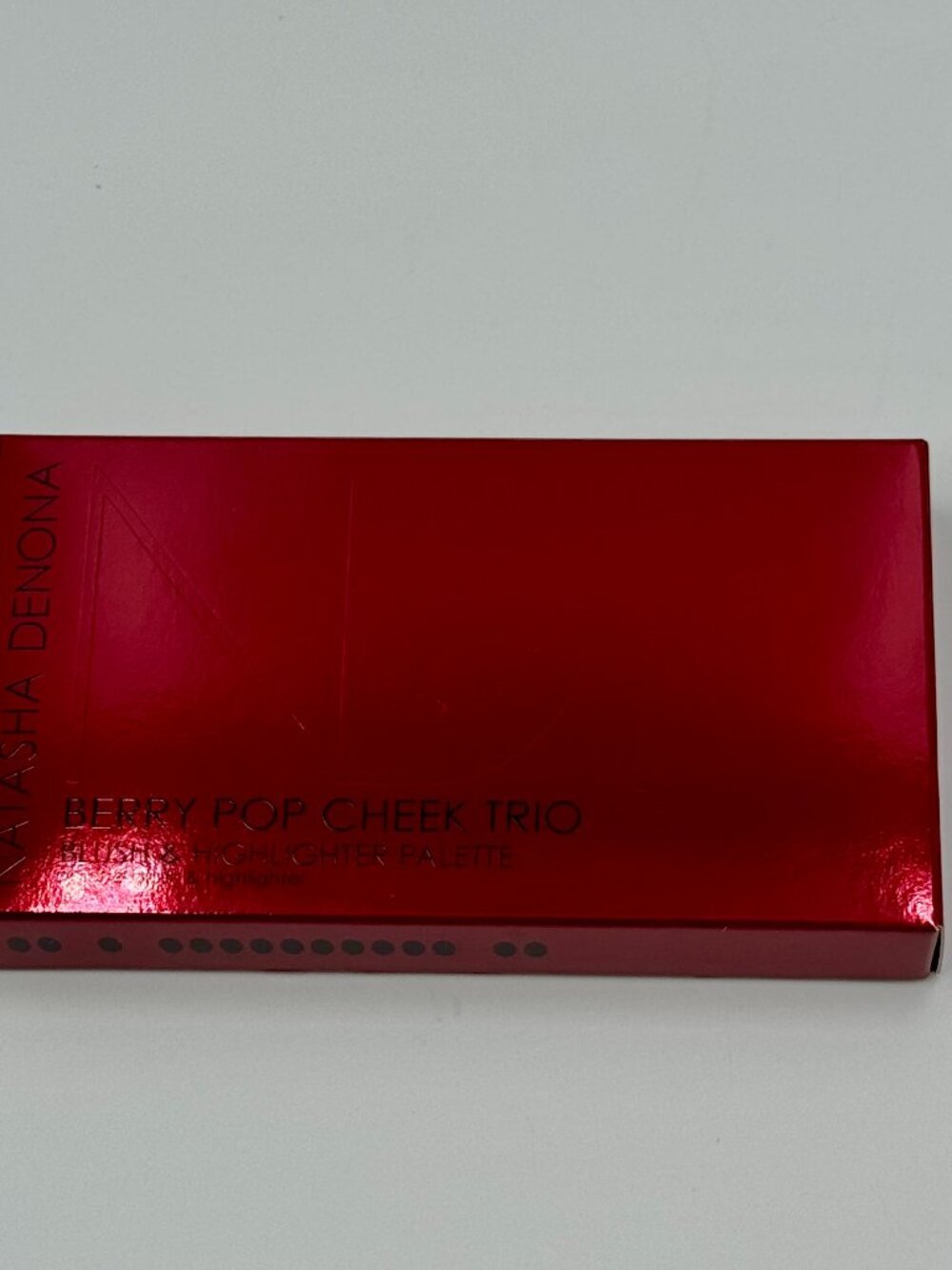 Natasha Denona Blush & Berry Pop Check Trio Highlighter Palette